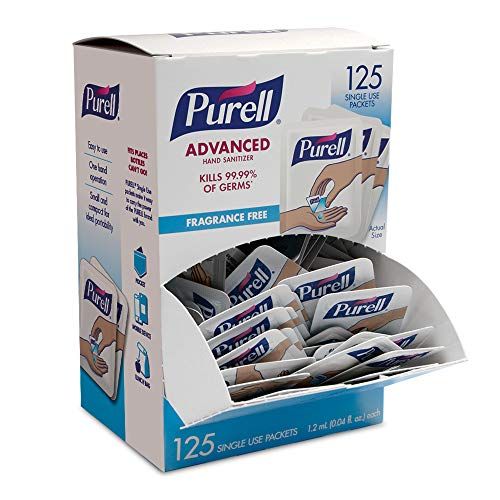 Purell Single-Use Packets, 125-Pack