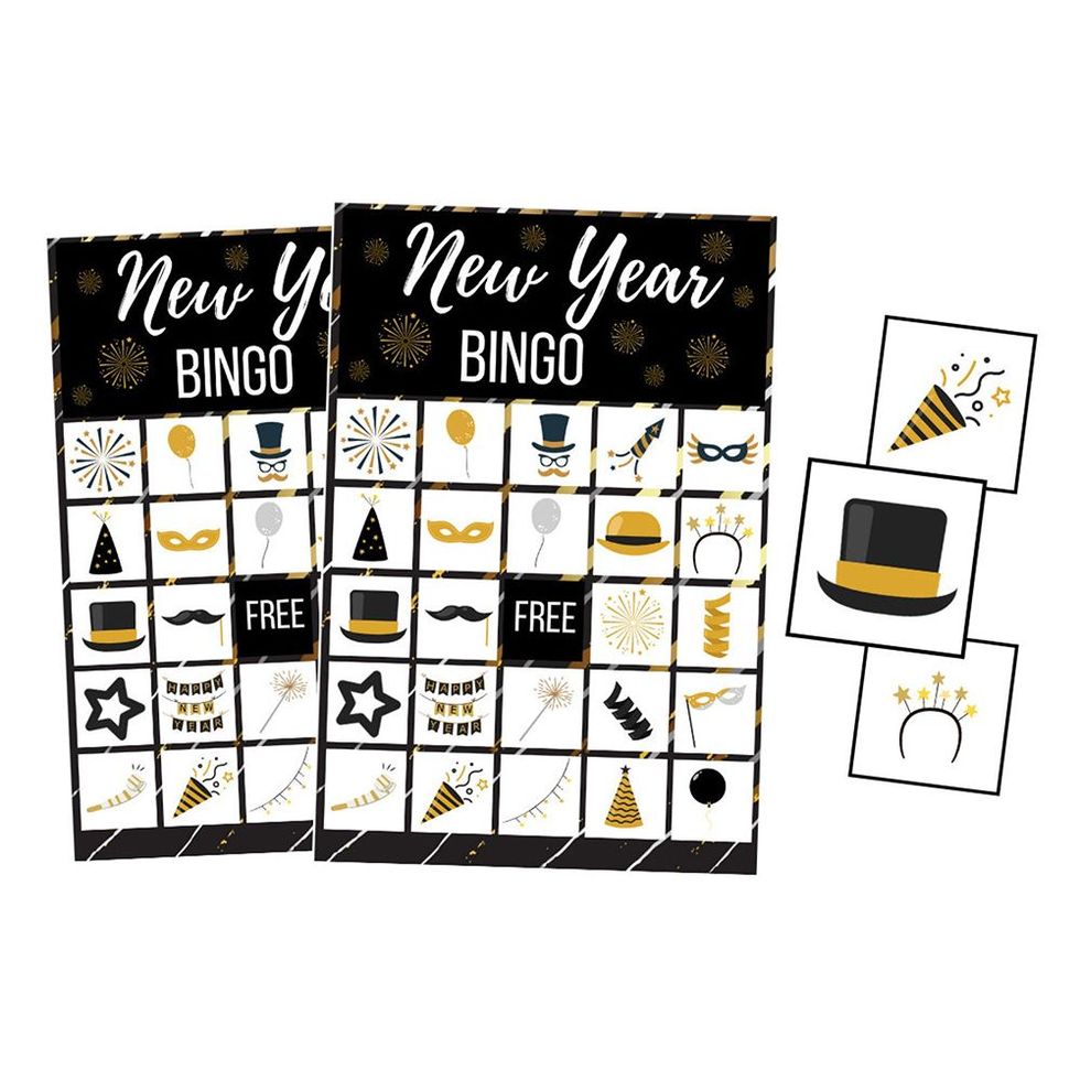 PracticalWhimsyCo New Year's Eve Bingo Printable Game