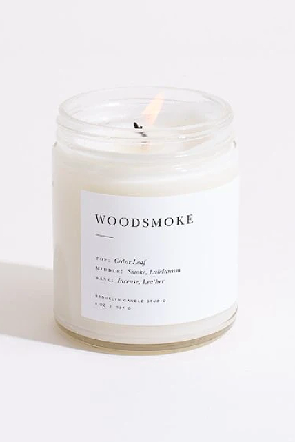 Woodsmoke Minimalist Candle