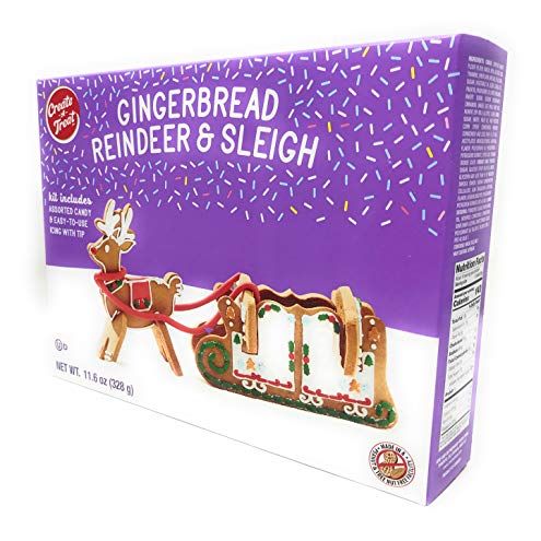 Reindeer and Sleigh Gingerbread Kit