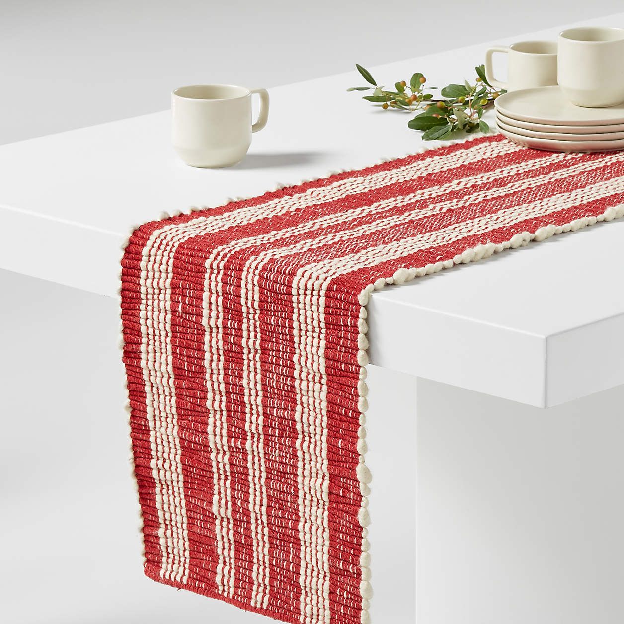 YEHO Art Gallery Simple Star Christmas Pattern Cotton Linen Table Runner Dinning,Washable Table Runners for Holiday Party Kitchen Coffee Table,18x72 Inch 