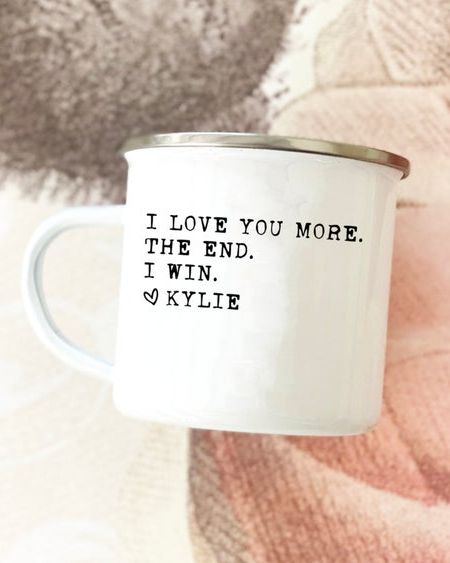 'I Love You More' Camper Mugs