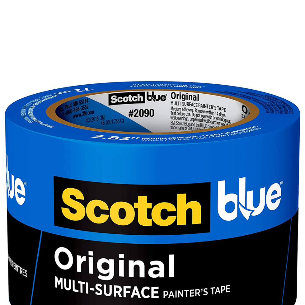 24 Pack 1.88 inch Blue Painters Tape, Medium Adhesive That Sticks Well But Leave