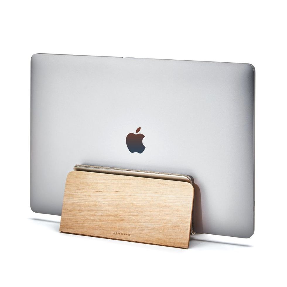 Wood MacBook Dock