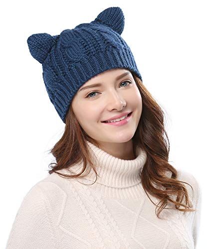 Women's Hat Cat Ear Beanie