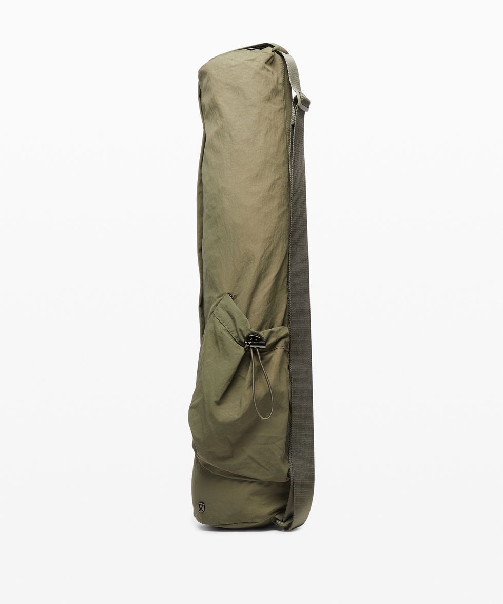Lululemon Womens Nylon Large Yoga Mat Bag Zip-Up Duffle Shoulder
