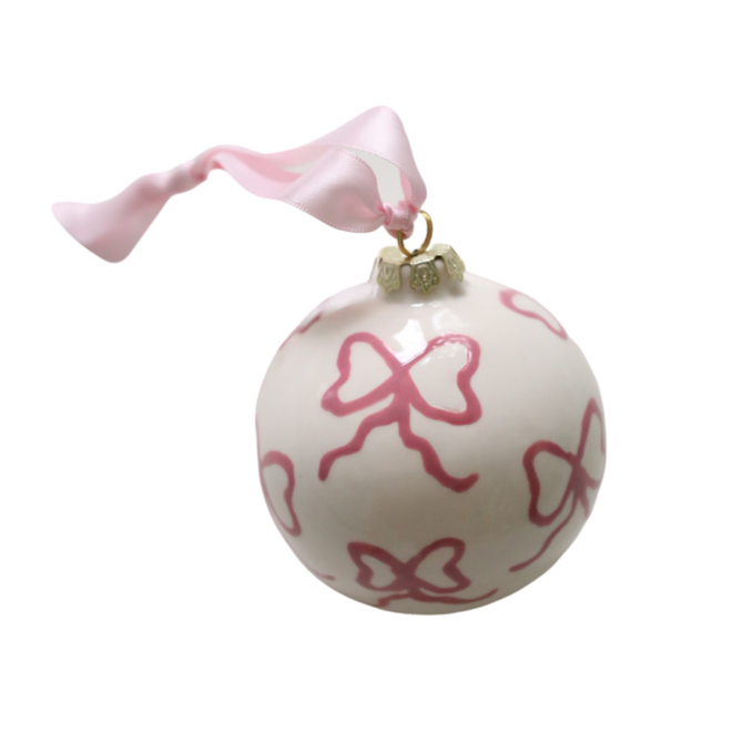 Bow Ball Ornament