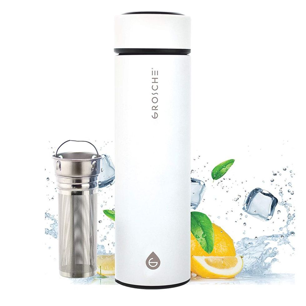 Savvy Infusion Water Bottles - Fruit Infuser Bottle with Unique Leak Proof  Silicone Sealed Cap - Per…See more Savvy Infusion Water Bottles - Fruit
