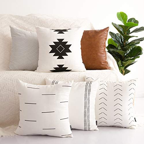 Decorative throw pillows, Set of 6