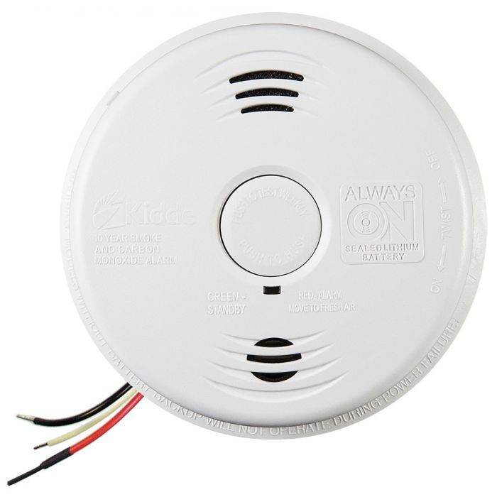 Worry-Free AC Wire-in Combination Smoke & Carbon Monoxide (CO) Alarm