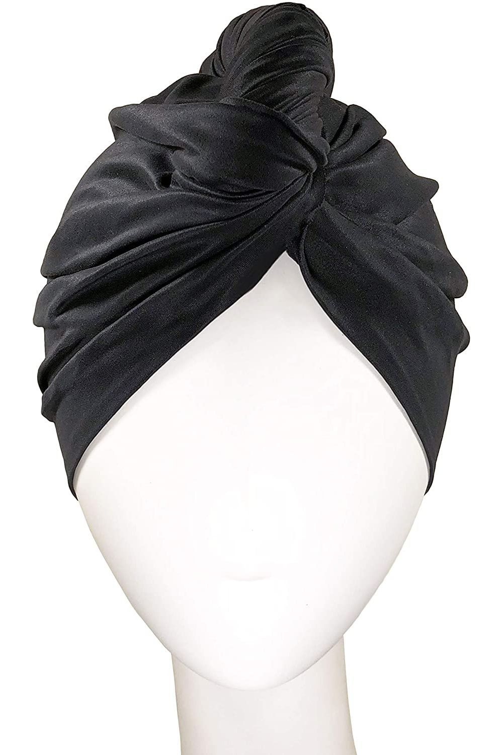 Details about   Women Hair Quick Drying Microfiber Turban Towel Knot Twist Loop Wrap Hat Cap 