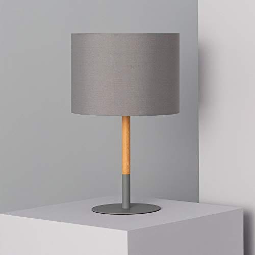  Lámpara de Mesa Silinda Gris