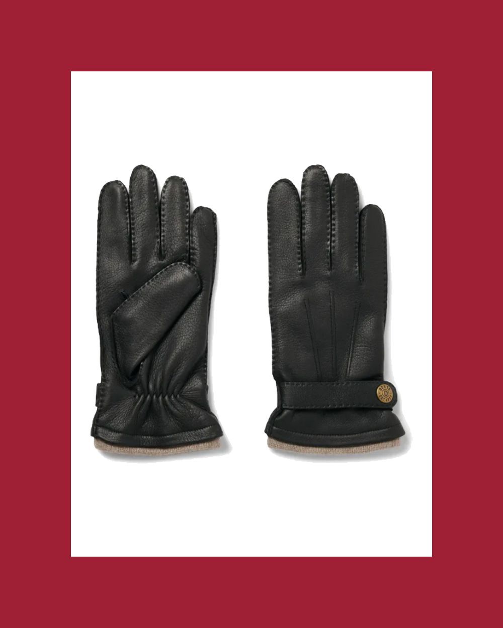 Gloucester Cashmere Lined Leather Gloves