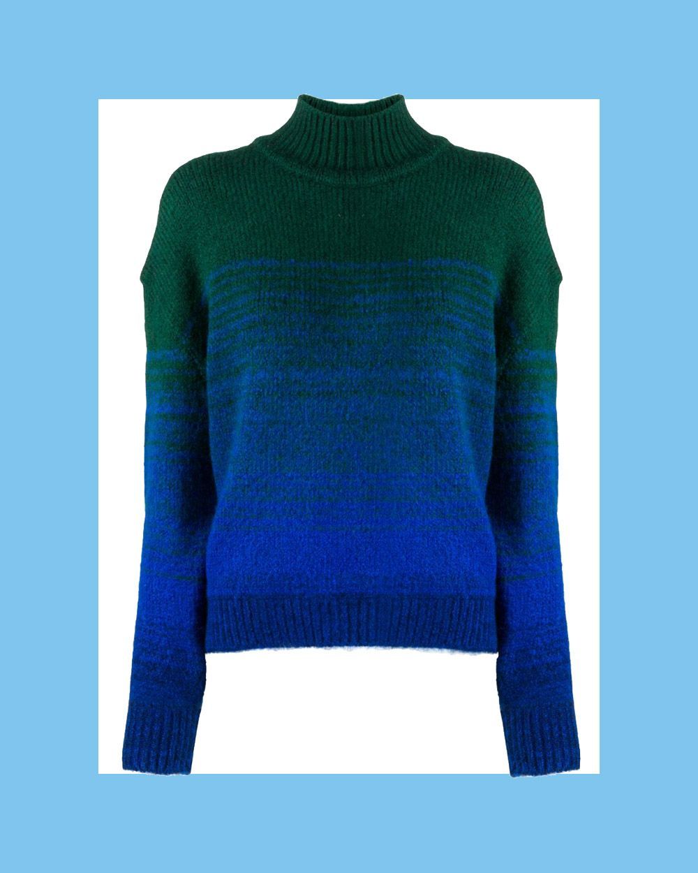 Two-Tone Long-Sleeve Jumper