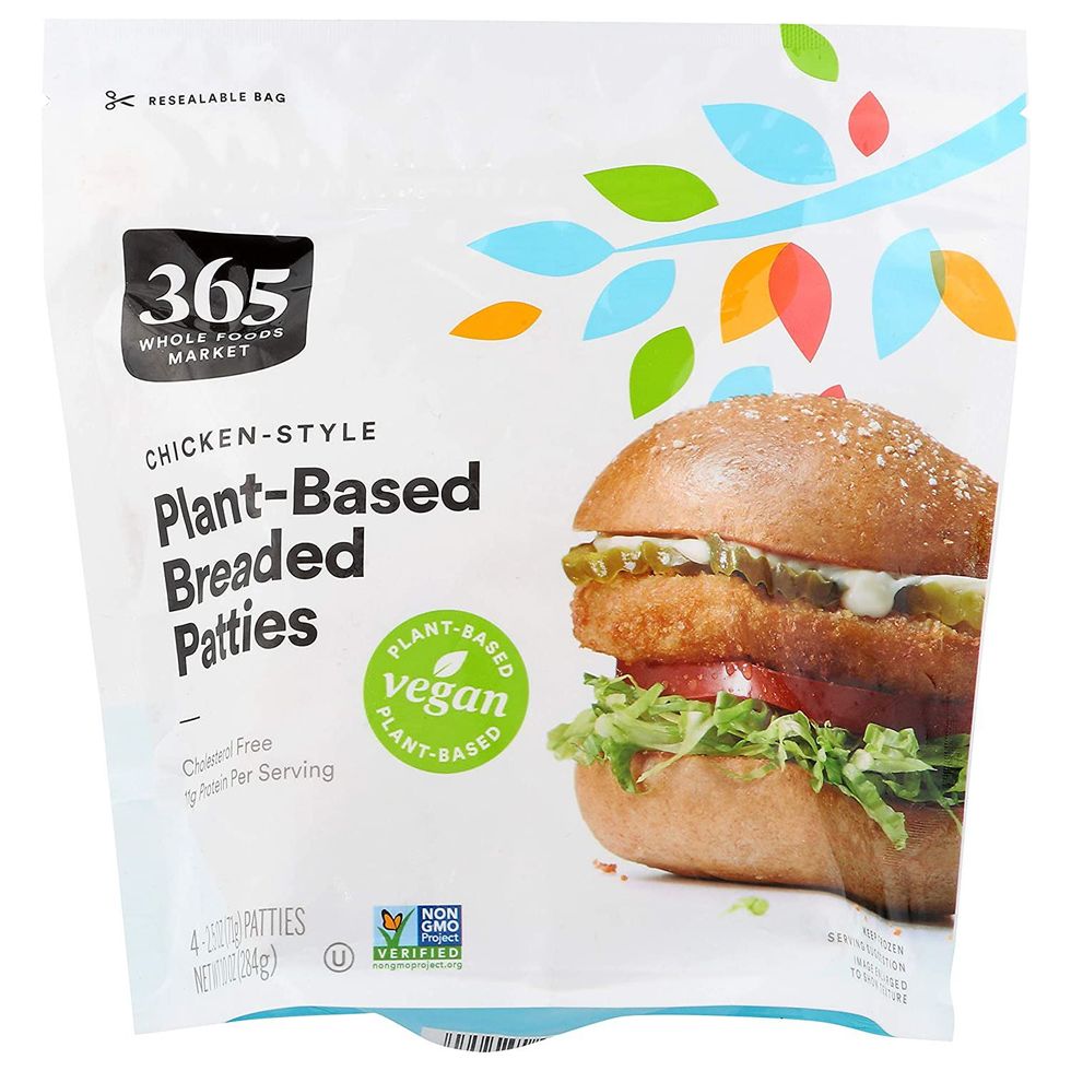 365 by Whole Foods Market Plant-Based Breaded Patties, 4-Count