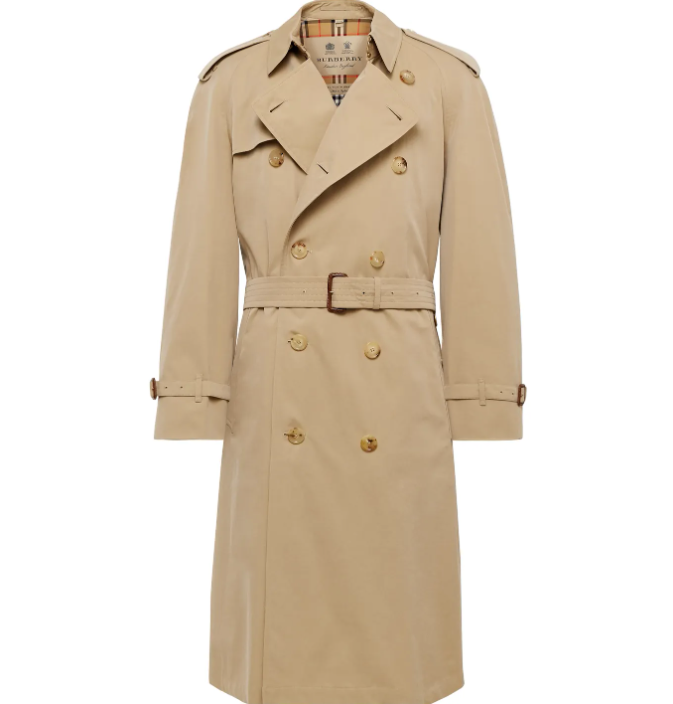 BURBERRY Westminster Cotton-Gabardine Trench Coat