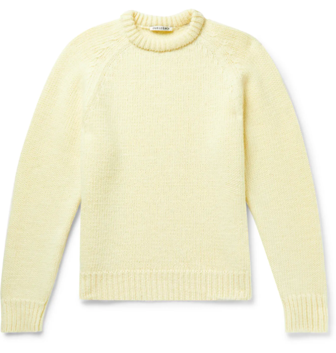 OUR LEGACY Heavy Chunk Wool Sweater