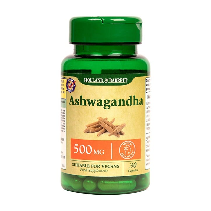 Holland & Barrett Ashwagandha 500mg Capsules