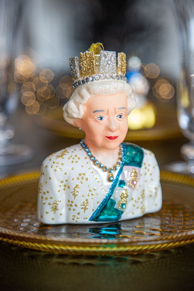 The Queen Christmas Tree Decoration