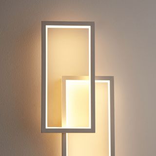 John Lewis & Partners Angles LED Wall Light, White