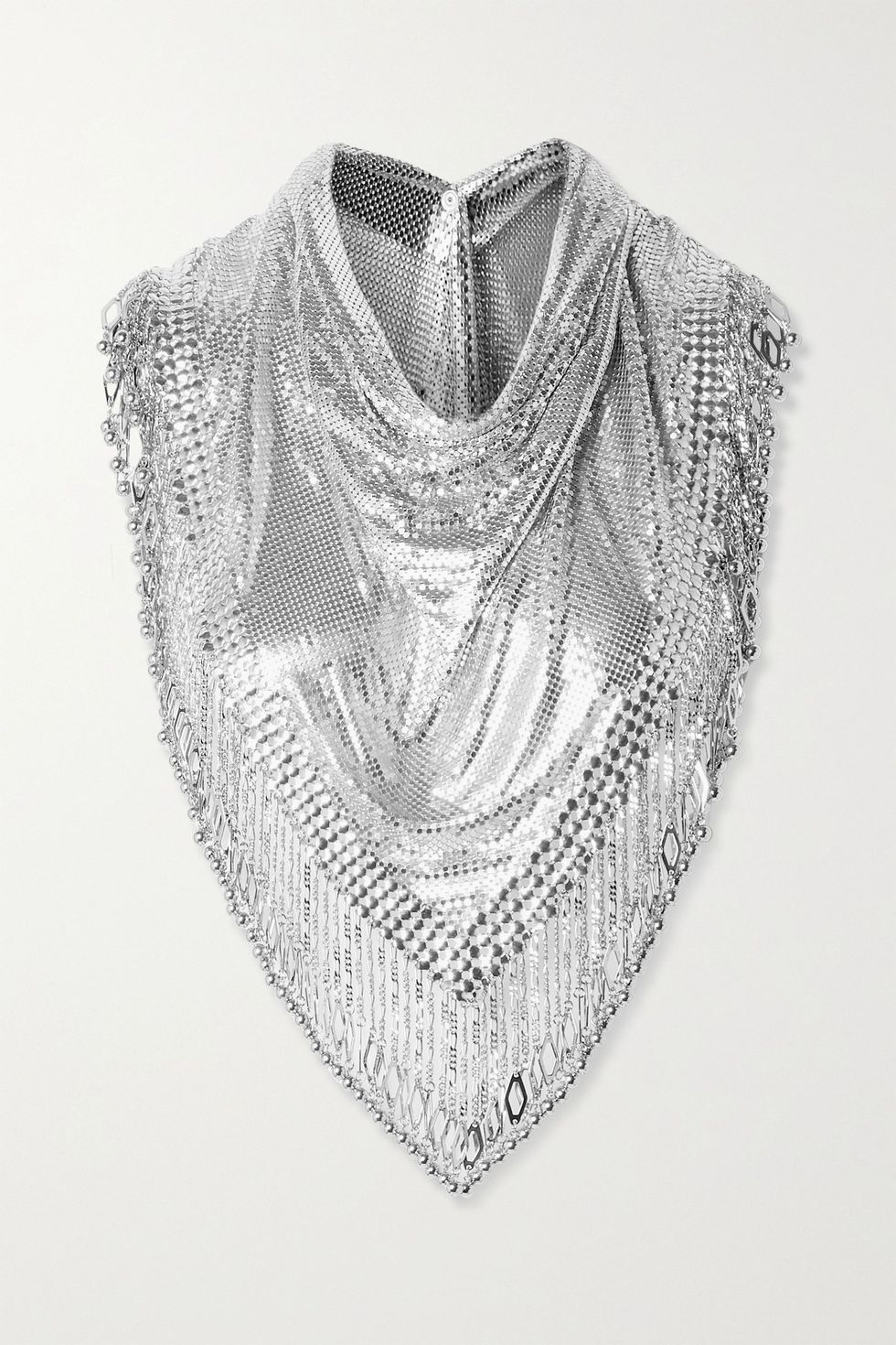 Pixel XL fringed chainmail scarf
