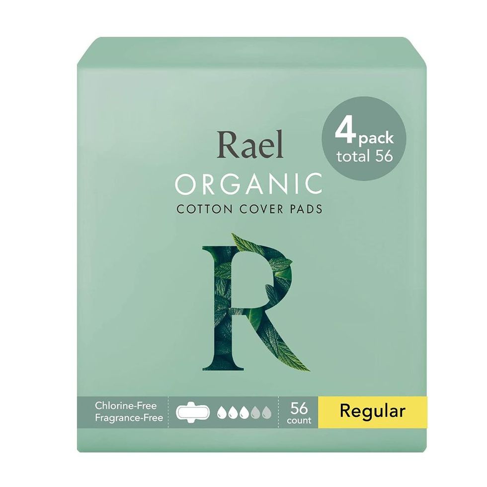Rael 100% Organic Cotton Menstrual Regular Pads (Pack of 4)