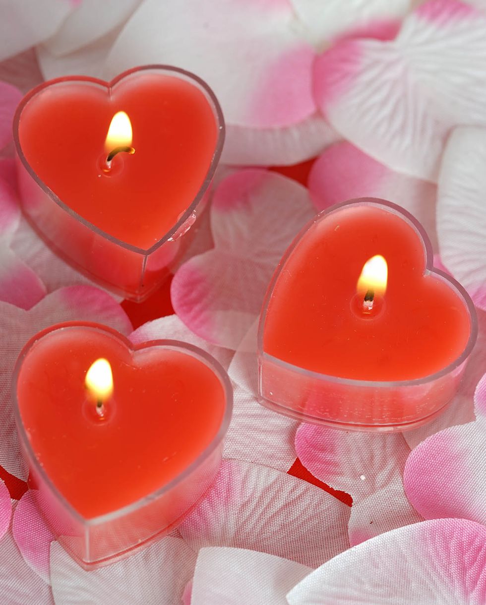 Heart Votive Tealight Candles 
