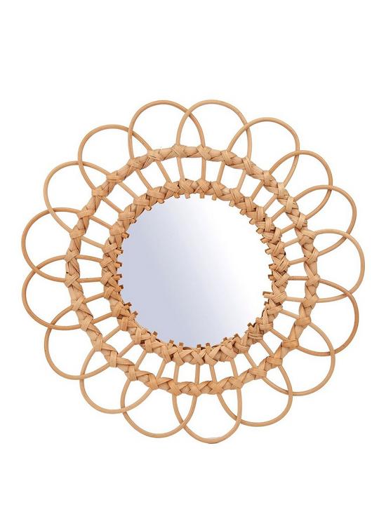 Sass & Belle Rattan Mirror