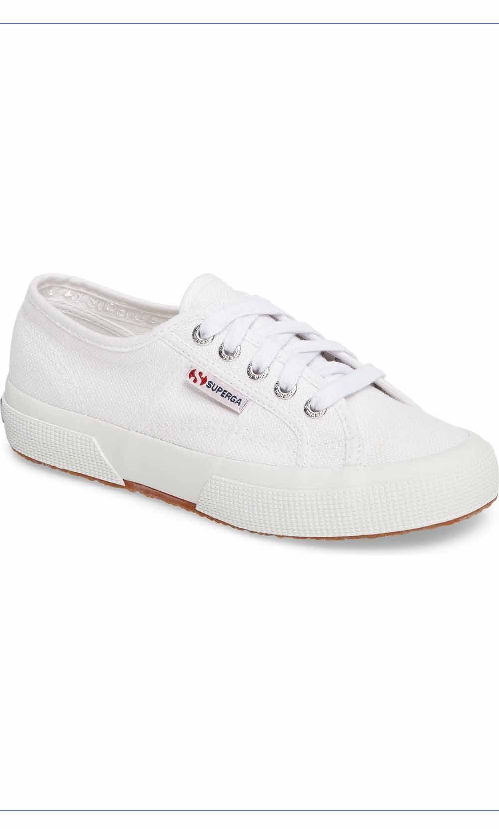 comfortable white sneakers for walking
