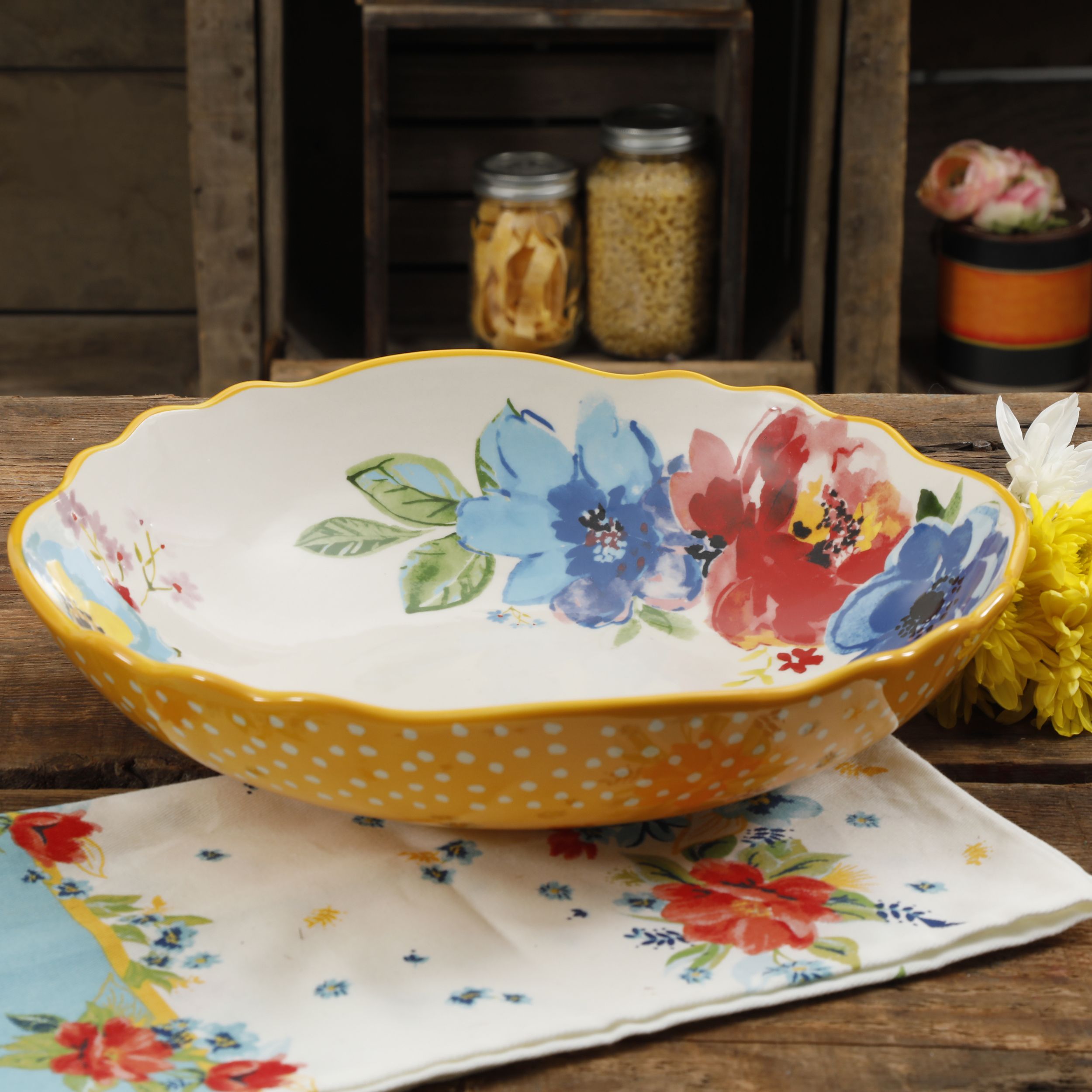 The Pioneer Woman Melody Pasta Serving Bowl