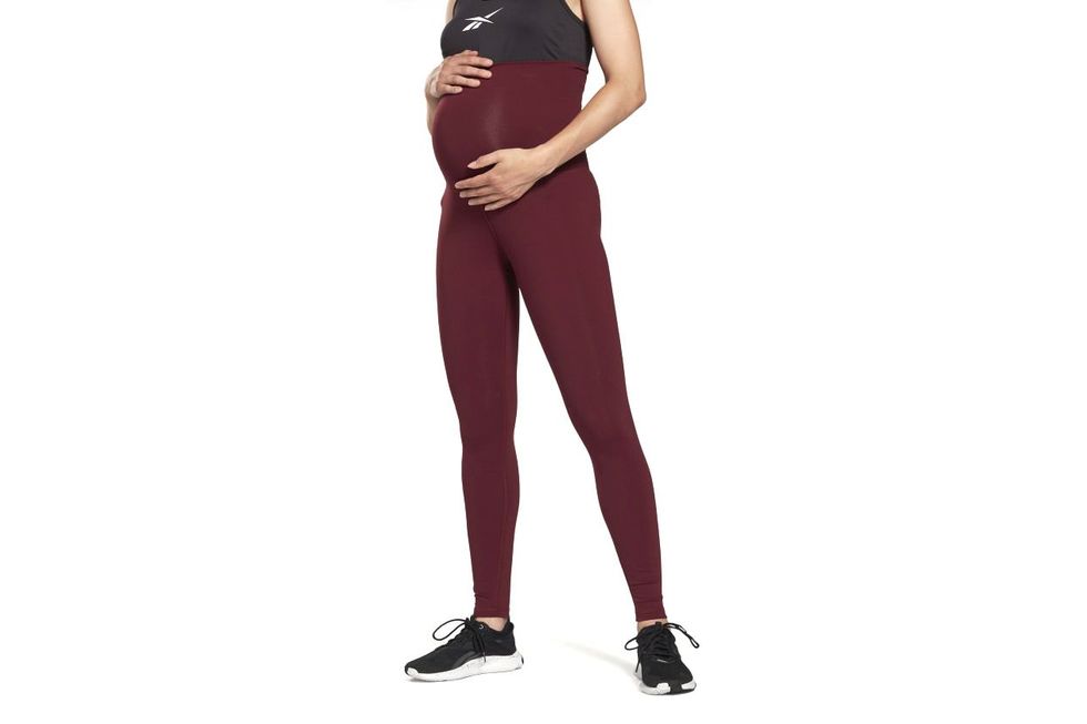 Reebok Lux Maternity Leggings Maternity Athletic Leggings Medium Black in  2023