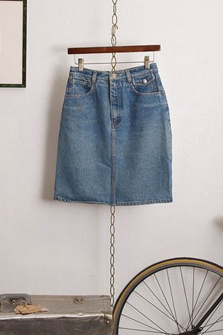 Vintage Calvin Klein Denim Skirt