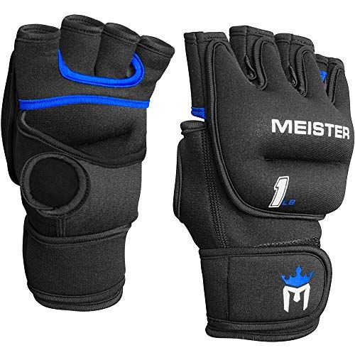 Meister Elite 1lb Neoprene Weighted Gloves 