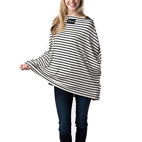 Windshield Poncho Blanket Shade Wraps Suitable for All Seas 1# carduran Cotton Nursing Cover with Sewn in Burp Cloth for Breastfeeding Infants 