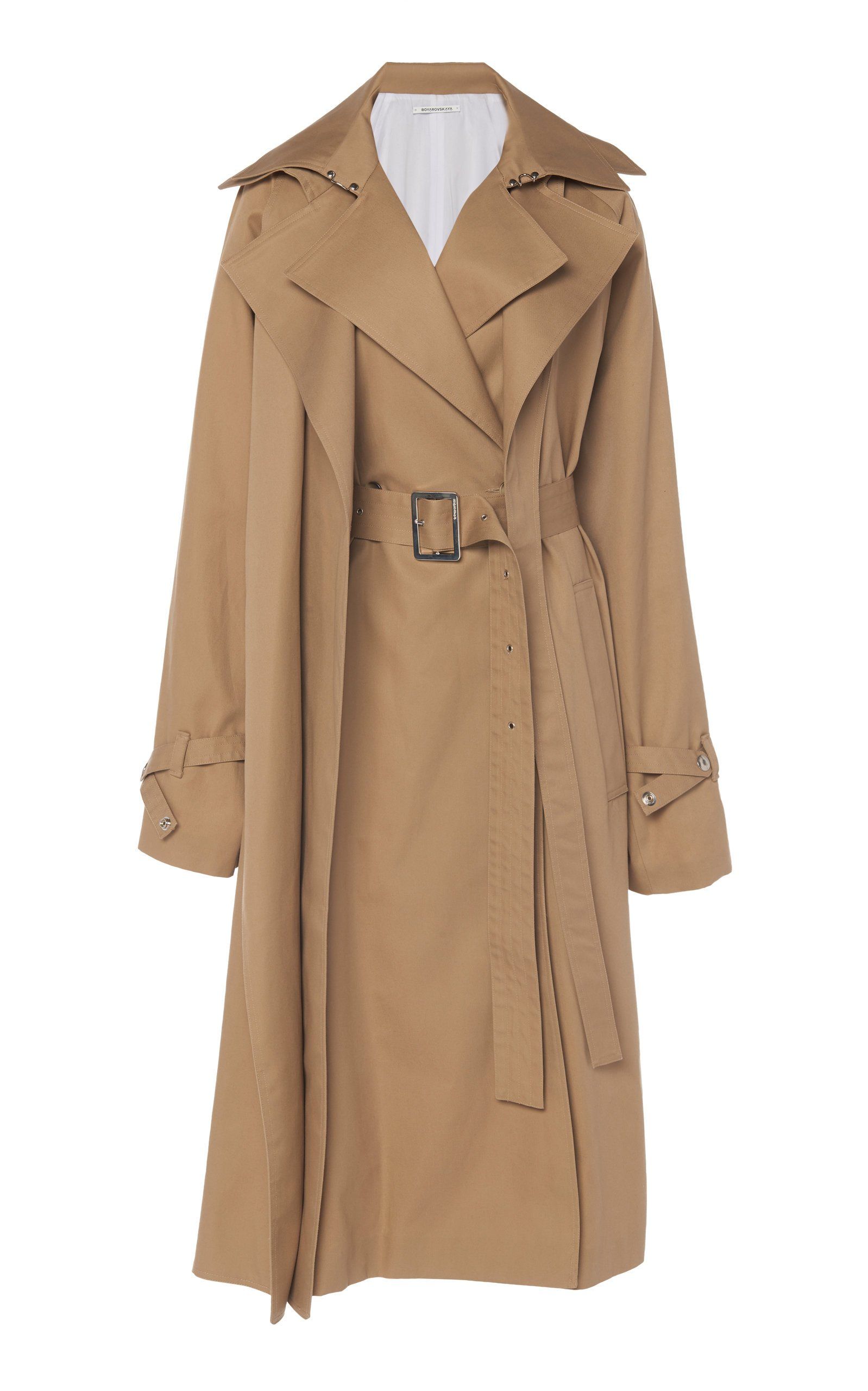 leather trench coat ladies