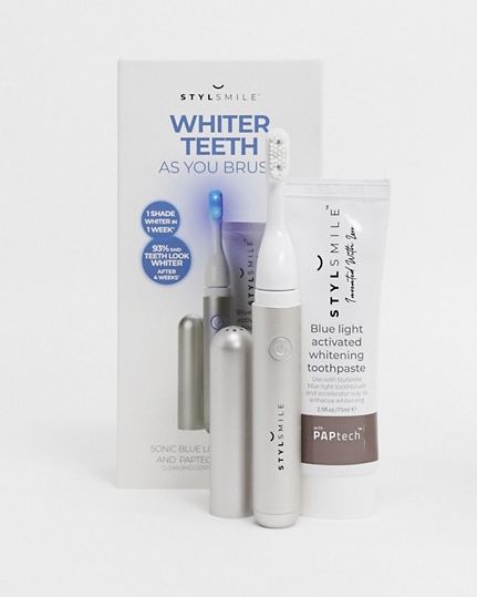 StylPro STYLSMILE Sonic Blue Light Toothbrush And Toothpaste