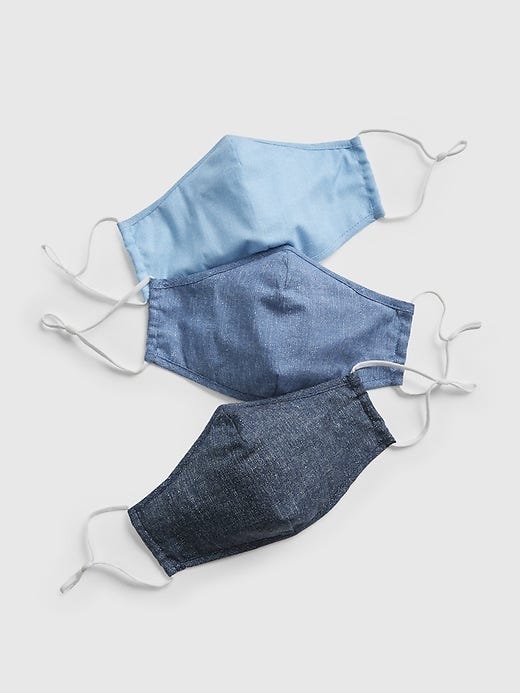 Adult Contour Mask with Filter Pocket (3-Pack)