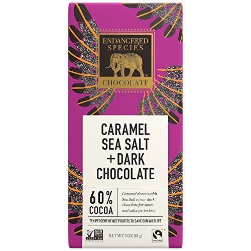 Endangered Species Caramel Sea Salt Dark Chocolate Bar