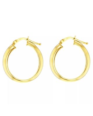 IBB 9ct Yellow Gold Large Creole Hoop Earrings, £170