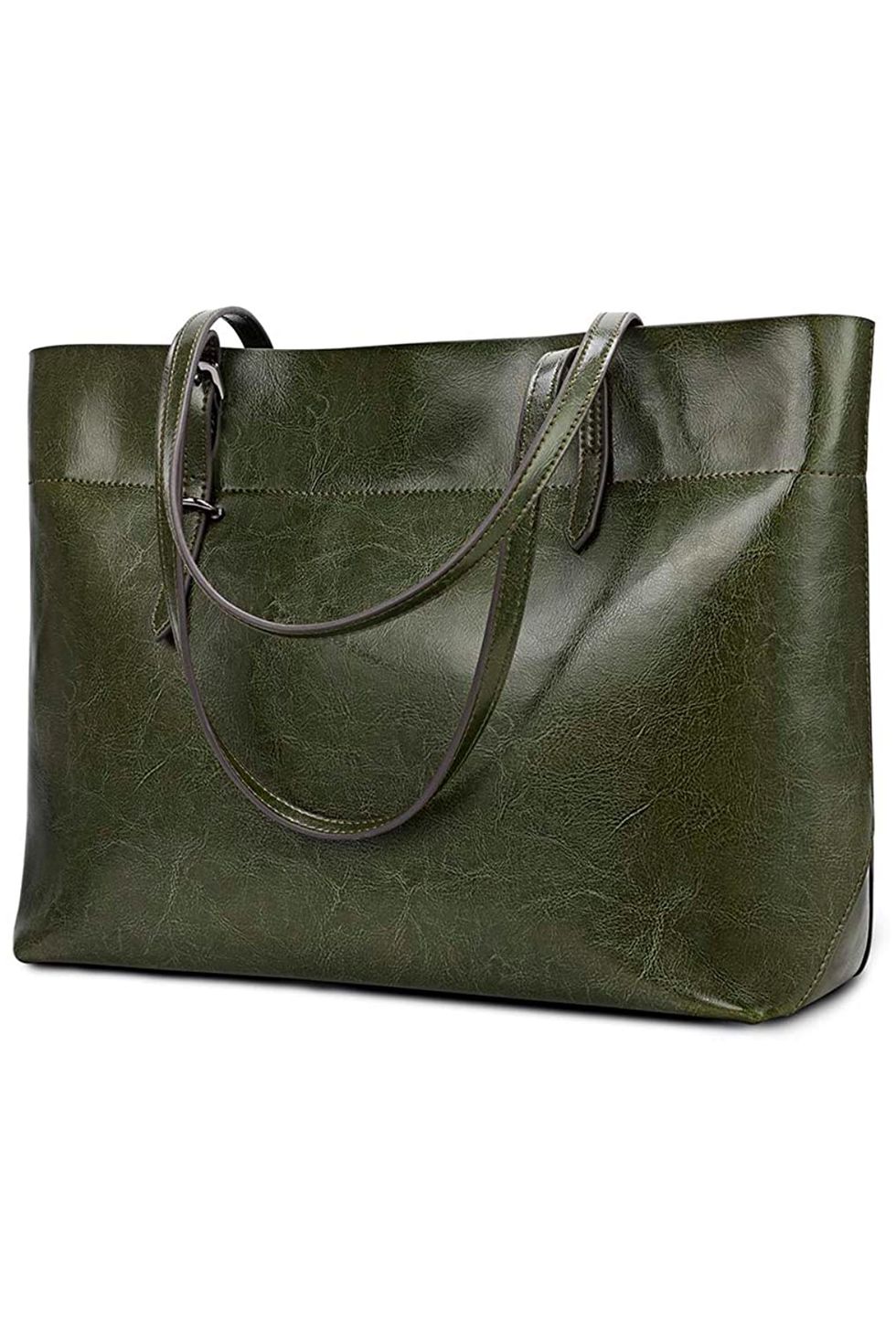 Kattee Genuine Leather Tote Shoulder Bag