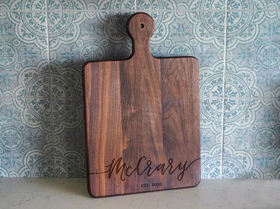 Copper Fox Company Personalized Serving Board