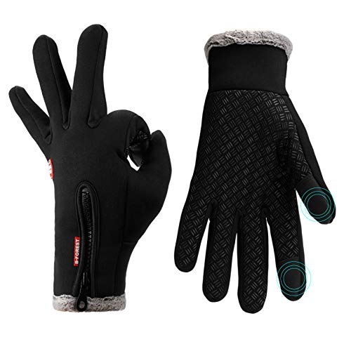 Lzfitpot Anti-Slip Winter Cycling Gloves