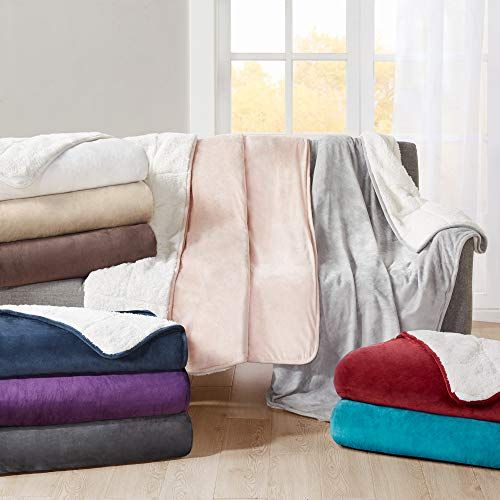  Sherpa Weighted Throw Queen Size(15lbs, 60"x80")