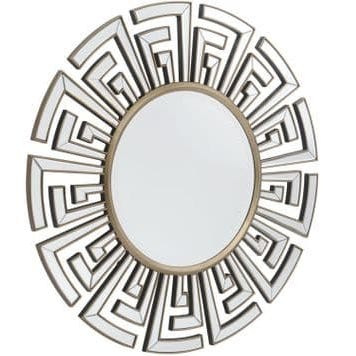 Claridge Art Deco Round Mirror