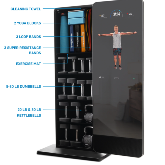 Mirror Home Gym Announces Smart Weights