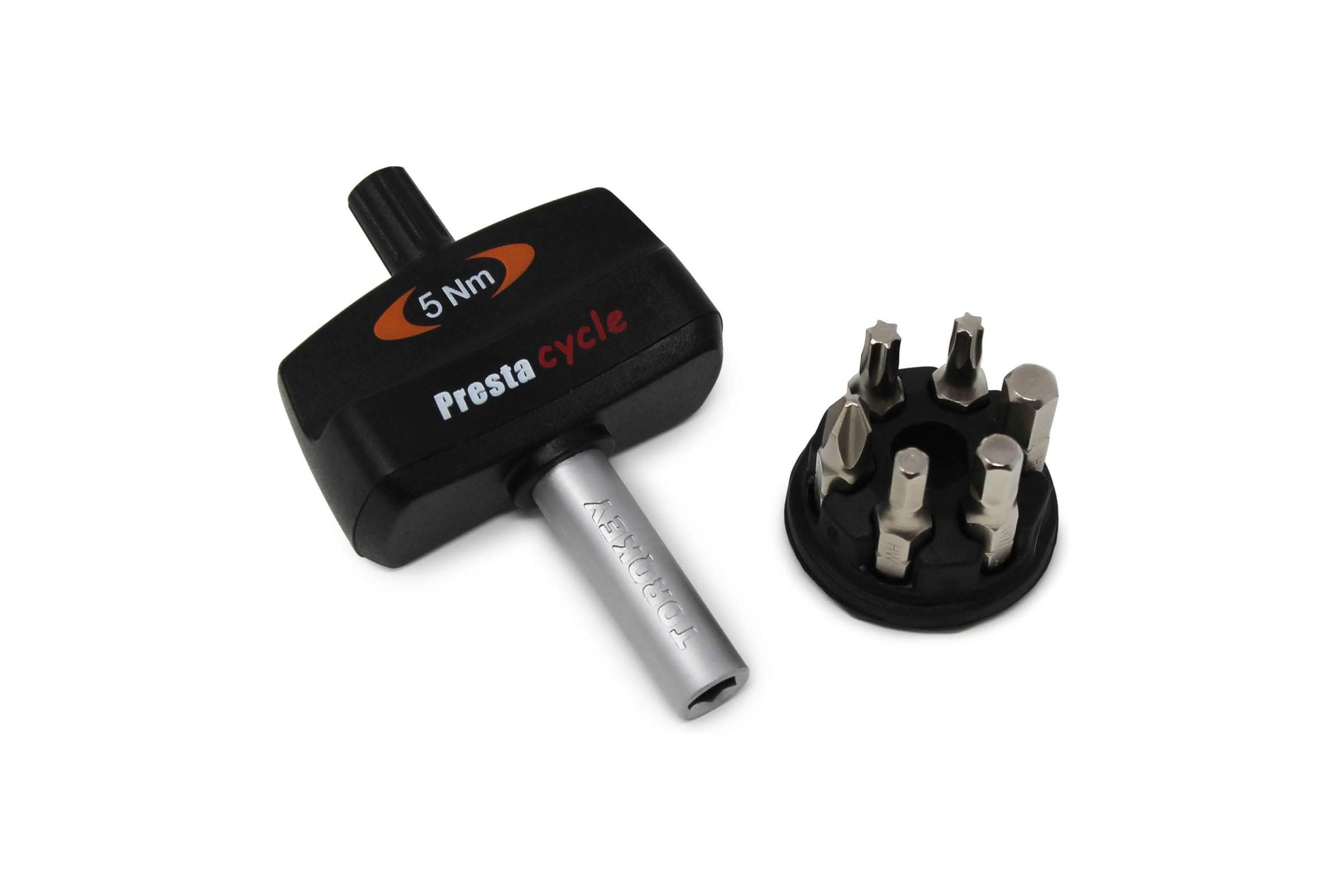 Mini TorqKeys Preset Torque Tool w/6 Bits & Holder – 5Nm
