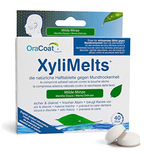 OraCoat XyliMelts - Caramelos de menta para la boca seca