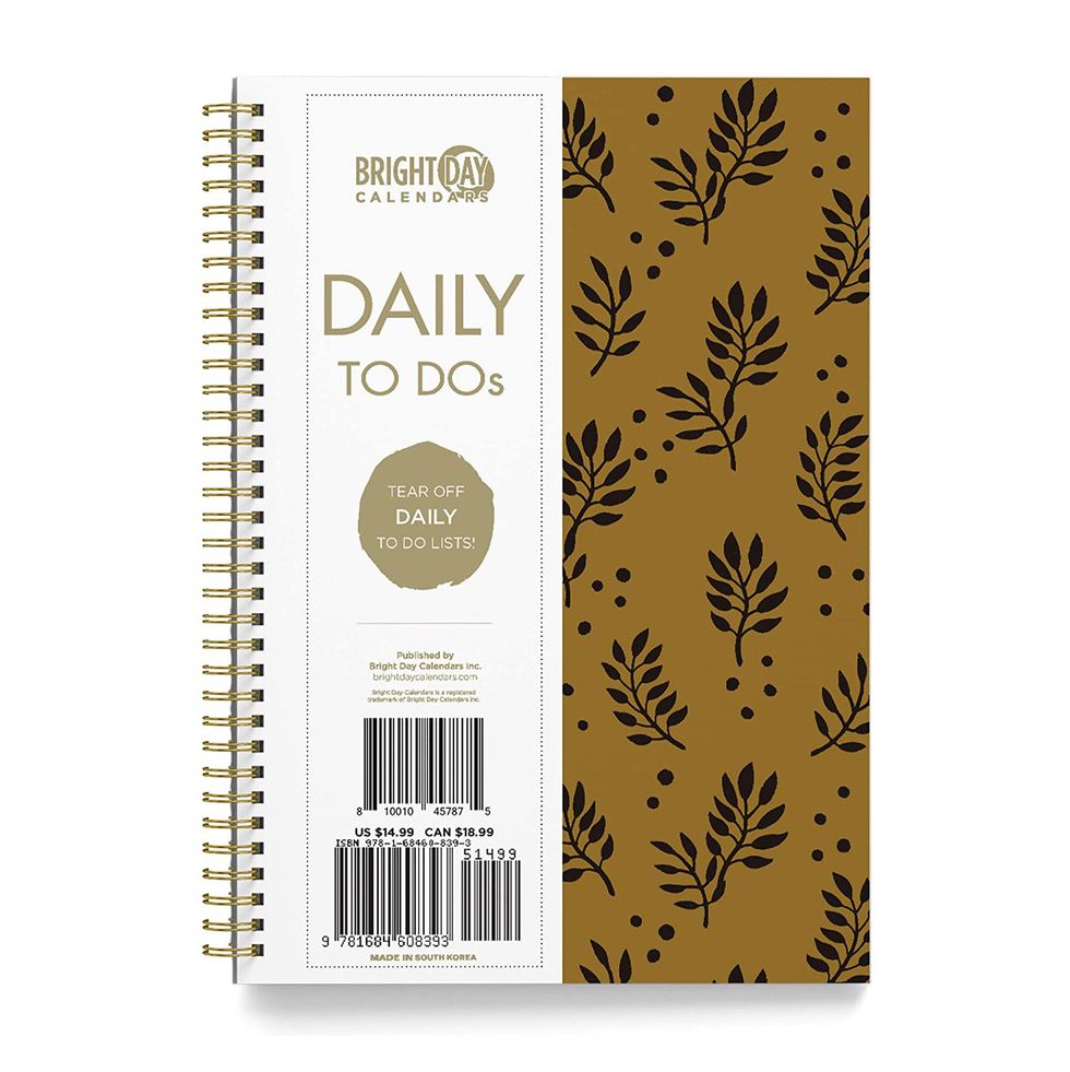 Undated Weekly Planner- Weekly Goals Notebook, A5 To Do List Planner, Habit  Tracker Journal with Spiral Binding, 5.7 x 8.0 inches