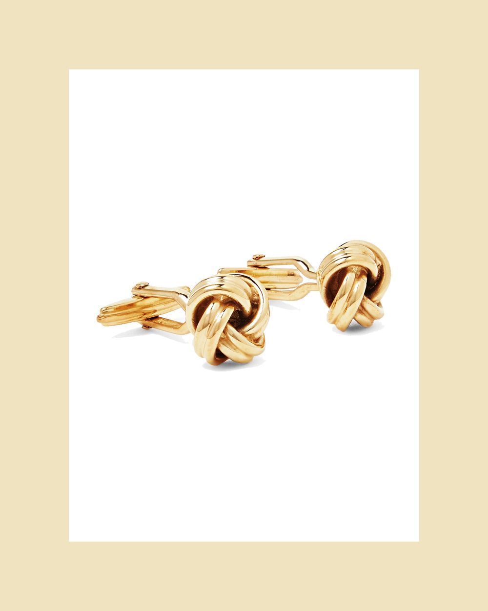 Knot Gold-Plated Cufflinks