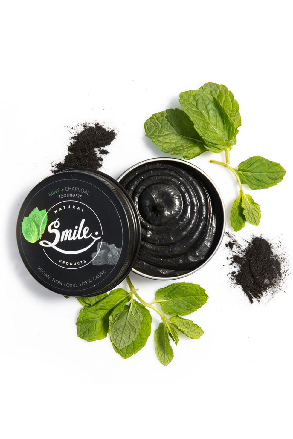 Smile Natural Products Mint + Charcoal Toothpaste